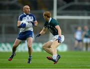 2 August 2014; Stephen Gollogly, Monaghan, in action against Keith Cribbin, Kildare. GAA Football All-Ireland Senior Championship, Round 4A, Kildare v Monaghan, Croke Park, Dublin. Picture credit: Piaras Ó Mídheach / SPORTSFILE