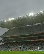 2 August 2014; Monaghan goalkeeper Rory Beggan watches play down field during the rain. GAA Football All-Ireland Senior Championship, Round 4A, Kildare v Monaghan, Croke Park, Dublin. Picture credit: Piaras Ó Mídheach / SPORTSFILE