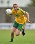 4 August 2014; Karen Guthrie, Donegal. TG4 All-Ireland Ladies Football Senior Championship Round 2 Qualifier, Donegal v Kerry, St Brendan's Park, Birr, Co. Offaly. Picture credit: Brendan Moran / SPORTSFILE