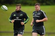 8 August 2014; Munster's Dave Kilcoyne, right, and Duncan Casey during squad training. Munster Rugby Squad Pre-Season Training, University of Limerick, Limerick. Picture credit: Diarmuid Greene / SPORTSFILE
