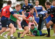 8 August 2014; Leinster's Isaac Boss during squad training at a Leinster Rugby Training Open Day held in Ashbourne RFC, Ashbourne, Co. Meath. Picture credit: Stephen McCarthy / SPORTSFILE
