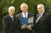 28 September 2006; The Irish Sports Council unveiled a new three-year strategic plan, &quot;Building Sport for Life.&quot; The document reviews the Irish Sports Council's performance since 2003 and determines the organisations key targets for the next three years. Pictured at the launch are Mr. John O'Donoghue, T.D., Minister for Arts Sport and Tourism, John Treacy, Left, Chief Executive, Irish Sports Council, and Ossie Kilkenny, Chairman Of The Irish Sports Council. Merrion Hotel, Dublin. Picture credit: Matt Browne / SPORTSFILE