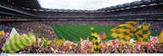 22 September 2002; A general view of Croke Park at 3.29pm, a minute before the start of the game, prior to the GAA Football All-Ireland Senior Championship Final match between Armagh and Kerry at Croke Park in Dublin. Photo by Brendan Moran/Sportsfile