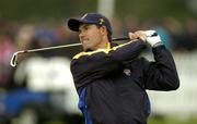 20 September 2006; Padraig Harrington, Team Europe 2006, on the practice ground during the second day of practice, ahead of the 36th Ryder Cup Matches. K Club, Straffan, Co. Kildare, Ireland. Picture credit: Damien Eagers / SPORTSFILE