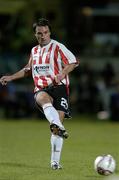 14 September 2006; Darren Kelly, Derry City. UEFA Cup, First Round, First leg fixture, Derry City v Paris St Germain, Brandywell, Derry. Picture credit: David Maher / SPORTSFILE