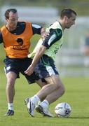 4 October 2006; Liam Miller, right, Republic of Ireland, in action against his team-mate Stephen Ireland during squad training. Malahide FC, Malahide, Dublin. Picture credit: David Maher / SPORTSFILE