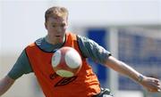 5 October 2006; Republic of Ireland manager Steve Staunton in action during squad training. Tsirion Stadium, Limassol, Cyprus. Picture credit: David Maher / SPORTSFILE
