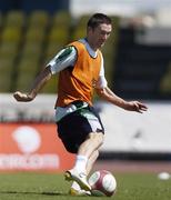 5 October 2006; Robbie Keane in action during Republic of Ireland squad training. Tsirion Stadium, Limassol, Cyprus. Picture credit: Brian Lawless / SPORTSFILE