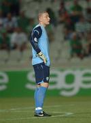 7 October 2006; Republic of Ireland goalkeeper Paddy Kenny near the end of the game. Euro 2008 Championship Qualifier, Cyprus v Republic of Ireland, GSP Stadium, Nicosia, Cyprus. Picture credit: David Maher / SPORTSFILE