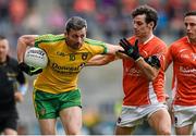 9 August 2014; Christy Toye, Donegal, in action against Jamie Clarke, Armagh. GAA Football All-Ireland Senior Championship, Quarter-Final, Donegal v Armagh, Croke Park, Dublin. Photo by Sportsfile