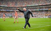9 August 2014; Armagh manager Paul Grimley during the closing stages of the game. GAA Football All-Ireland Senior Championship, Quarter-Final, Donegal v Armagh, Croke Park, Dublin. Picture credit: Stephen McCarthy / SPORTSFILE