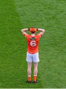 9 August 2014; A dejected Brendan Donaghy, Armagh, after the game. GAA Football All-Ireland Senior Championship, Quarter-Final, Donegal v Armagh, Croke Park, Dublin. Picture credit: Dáire Brennan / SPORTSFILE