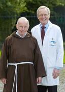 2 October 2006; Brother Kevin Crowley, OFM, with Dr. Peter O'Connor, Emergency Department, Mater Hospital, at the annoucement of a Charity Ball which is being organised by the medical staff at the Mater Hospital, for the Capuchin Day Centre. The aim of the ball is to raise money for the Capuchin Day Centre, the centre provides hot meals, clothes and day care facilities for Dublin’s homeless and needy people. This year is the first time that the ball will take place and it will be held in the Crowne Plaza Hotel, Santry, on the 7th October. Picture credit: Damien Eagers / SPORTSFILE
