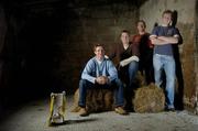 4 October 2006; Galway’s double success in 2006 was recognised at the official launch of the 2006/7 AIB Club Championships. Photographed at the Canning’s family farm in Portumna, Galway, were the Canning brothers, from left, David, Ivan, Ollie and Joe. Picture credit: Brendan Moran / SPORTSFILE