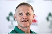 30 May 2016; Ireland head coach Joe Schmidt during a press conference in the Aviva Stadium, Lansdowne Road, Dublin. Photo by Ramsey Cardy/Sportsfile