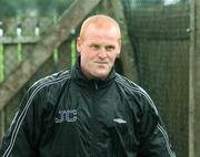 30 September 2006; Limavady United manager John Cunningham. Carnegie Premier League, Limavady United v Linfield, Showgrounds, Limavady, Co Derry. Picture credit: Oliver McVeigh / SPORTSFILE