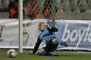 7 October 2006; Republic of Ireland goalkeeper Paddy Kenny can only  look on as a penalty kick from Michael Constantin, Cyprus,  is converted for the third goal.  Euro 2008 Championship Qualifier, Cyprus v Republic of Ireland, GSP Stadium, Nicosia, Cyprus. Picture credit: David Maher / SPORTSFILE