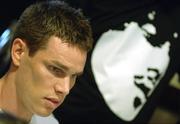 8 October 2006; Steve Finnan during a Republic of Ireland press conference. St. Raphael Hotel, Limassol, Cyprus. Picture credit: David Maher / SPORTSFILE