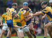 8 October 2006; Niall Healy, Craughwell, in action against Portumna players Aidan O Donnell, Michael Ryan and Eugene McEntee. Galway Senior Hurling Championship Semi-Final, Craughwell v Portumna, Athenry, Galway. Picture credit: Ray Ryan / SPORTSFILE