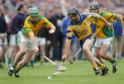 8 October 2006; Ian Daniels, Craughwell, left, in action against Davy Canning, Portumna. Galway Senior Hurling Championship Semi-Final, Craughwell v Portumna, Athenry, Galway. Picture credit: Ray Ryan / SPORTSFILE