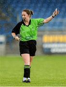 9 August 2014; Referee Yvonne Duffy. TG4 All-Ireland Ladies Football Senior Championship, Round 2 Qualifier, Monaghan v Tyrone, Pearse Park, Longford. Picture credit: Oliver McVeigh / SPORTSFILE