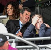10 August 2014; JP McManus before the start of the game. GAA Hurling All-Ireland Senior Championship, Semi-Final, Kilkenny v Limerick, Croke Park, Dublin. Picture credit: David Maher / SPORTSFILE
