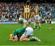 10 August 2014; A dejected Paul Browne, Limerick, at the end of the game. GAA Hurling All-Ireland Senior Championship, Semi-Final, Kilkenny v Limerick, Croke Park, Dublin. Picture credit: David Maher / SPORTSFILE