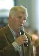 14 October 2006; Galway delegate Frank Burke speaking at the GAA Special Congress. Croke Park, Dublin. Picture credit: Brendan Moran / SPORTSFILE