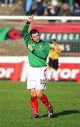 14 October 2006; Glentoran's Garry Hamilton celebrates scoring a goal. Carnegie Premier League, Glentoran v Lisburn Distillery, The Oval, Belfast. Picture credit: Russell Pritchard / SPORTSFILE