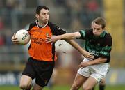 15 October 2006; Niall O'Sullivan, Duhallow, in action against Ciaran O'Shea, Nemo Rangers. Cork Senior Football Championship Semi-Final, Nemo Rangers v Duhallow, Pairc Ui Chaoimh, Cork. Picture credit: Matt Browne / SPORTSFILE