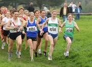 15 October 2006; Start of the Women's race with eventual second placed, Orla O'Mahoney, 256, Raheny A.C, leading out the pack in the Gerry Farnan Cross Country, Phoenix Park, Dublin. Picture credit: Tomas Greally / SPORTSFILE