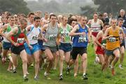 15 October 2006; Start of the Gerry Farnan Cross Country run with eventual winner Mark Christie, 274, Mullingar Harriers A.C. and eventual second placed Garry Murray, 260, St Malachy's A.C. Phoenix Park, Dublin. Picture credit: Tomas Greally / SPORTSFILE
