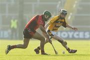 15 October 2006; Keith Rossiter, Oulart-the-Ballagh, in action against Sean O'Neill, Rathnure. Wexford Senior Hurling Championship Final, Oulart-the-Ballagh v Rathnure, Wexford Park, Co. Wexford. Picture credit: Pat Murphy / SPORTSFILE