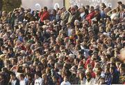 15 October 2006; Supporters of both sides shield their eyes from the sun while watching the game. Wexford Senior Hurling Championship Final, Oulart-the-Ballagh v Rathnure, Wexford Park, Co. Wexford. Picture credit: Pat Murphy / SPORTSFILE
