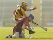 15 October 2006; Darren Nolan, Oulart-the-Ballagh, in action against Mick O'Leary, Rathnure. Wexford Senior Hurling Championship Final, Oulart-the-Ballagh v Rathnure, Wexford Park, Co. Wexford. Picture credit: Pat Murphy / SPORTSFILE