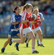 9 August 2014; Cora McCrossan, Tyrone. TG4 All-Ireland Ladies Football Senior Championship, Round 2 Qualifier, Monaghan v Tyrone, Pearse Park, Longford. Picture credit: Oliver McVeigh / SPORTSFILE