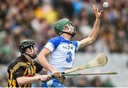 10 August 2014; Cormac Curran, Waterford, in action against Conor Delaney, Kilkenny. Electric Ireland GAA Hurling All-Ireland Minor Championship, Semi-Final, Kilkenny v Waterford, Croke Park, Dublin. Picture credit: Ramsey Cardy / SPORTSFILE