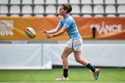 12 August 2014; Ireland's Nora Stapleton in action during the squad's Captain's Run ahead of Wednesday's Women's Rugby World Cup semi-final against England. Ireland Captain's Run, Stade Jean Bouin, Paris, France. Picture credit: Brendan Moran / SPORTSFILE