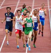 12 August 2014; Ireland's Mark English on his way to winning his heat of the men's 800m event, with a time of 1:47.38. European Athletics Championships 2014 - Day 1. Letzigrund Stadium, Zurich, Switzerland. Picture credit: Stephen McCarthy / SPORTSFILE