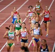 12 August 2014; Ireland's Fionnuala Britton approaches the finish line to finish in 8th place during the final of the women's 10,000m event, with a time of 32:32.45. European Athletics Championships 2014 - Day 1. Letzigrund Stadium, Zurich, Switzerland. Picture credit: Stephen McCarthy / SPORTSFILE