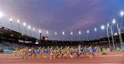 12 August 2014; Athletes during the final of the women's 10,000m event. European Athletics Championships 2014 - Day 1. Letzigrund Stadium, Zurich, Switzerland. Picture credit: Stephen McCarthy / SPORTSFILE