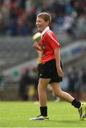 10 August 2014; Referee Patrick Moore, Killanure N.S., Co. Laois. INTO/RESPECT Exhibition GoGames, Croke Park, Dublin. Picture credit: Ray McManus / SPORTSFILE