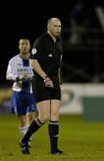 30 September 2006; Referee Dave McKeon. Carlsberg FAI Cup, Quarter-Final, Athlone Town v Shamrock Rovers, Dubarry Park, Athlone, Co. Westmeath. Picture credit: Brendan Moran / SPORTSFILE