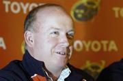 18 October 2006; Munster coach Declan Kidney during a Munster Rugby press conference ahead of their Heineken Cup game against Leicester Tigers. Silver Key Restaurant, Temple Hill, Cork. Picture credit: Matt Browne / SPORTSFILE