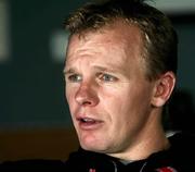 18 October 2006; Director of Ulster rugby Mark McCall during a press conference ahead of their Heneiken Cup game against Toulouse. Newforge Country Club, Belfast, Co. Antrim. Picture credit: Oliver McVeigh / SPORTSFILE
