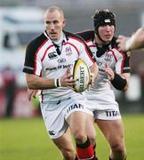 14 October 2006; Andrew Maxwell, Ulster supported by Stephen Ferris. Magners League, Ulster v Cardiff Blues, Ravenhill Park, Belfast. Picture credit: Oliver McVeigh / SPORTSFILE
