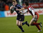 21 October 2006; Brian O'Driscoll, Leinster, is tackled by Ryan Lamb, Gloucester Rugby. Heineken Cup 2006-2007, Pool 2, Round 1, Leinster v Gloucester Rugby, Lansdowne Road, Dublin. Picture credit: Brian Lawless / SPORTSFILE