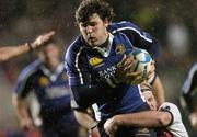 21 October 2006; Shane Horgan, Leinster, is tackled by James Forrester, Gloucester Rugby, on the way to scoring his side's fourth try. Heineken Cup 2006-2007, Pool 2, Round 1, Leinster v Gloucester Rugby, Lansdowne Road, Dublin. Picture credit: Brian Lawless / SPORTSFILE