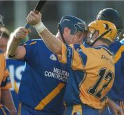 22 October 2006; Loughrea's John Dooley and Andy Smith, Portumna, during the game. Galway Senior Hurling Championship Final, Portumna v Loughrea, Pearse Stadium, Galway. Picture credit: Ray Ryan / SPORTSFILE