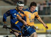 22 October 2006; Portumna's Damien Hayes races clear of Loughrea's Dermot Melia. Galway Senior Hurling Championship Final, Portumna v Loughrea, Pearse Stadium, Galway. Picture credit: Ray Ryan / SPORTSFILE